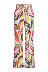 mi piace broek straight heavy summer leaf dance print kit