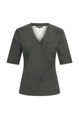 mi piace travel top 202271 circle print deep depth