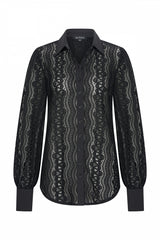 mi piace kanten blouse 202352 black