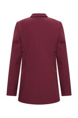 mi piace blazer burgundy