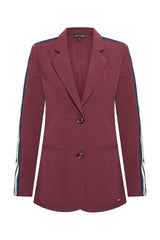 mi piace blazer tape 202667 burgundy