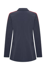 donkerblauwe blazer mi piace