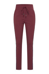mi piace travel broek tape burgundy 202669