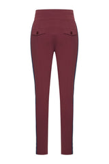 mi piace broek tape burgundy