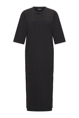 mi piace bonded travel maxi jurk 202692 black