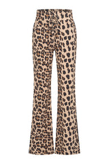 mi piace travel broek 202704 leopard print latte