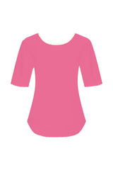 mi piace top met ronde hals 202804 rose