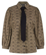 lady day blouse mary visgraat print