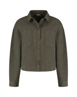 jacket merci brushed dark olive van Lady Day