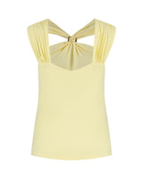 top natalie butter yellow van lady day