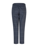 red button broek kate smart print donkerblauw