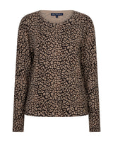 Red Button-Trui Sweet Animal Print SRB5084-Espresso