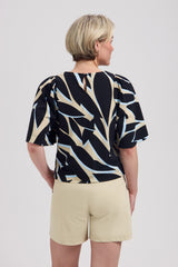 top jason leya print van lady day