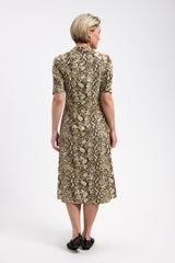 lady day jurk ursulla slangen print