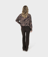 zoso blouse cecile espresso/black