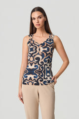 batida shirt 2394 marine harmony print