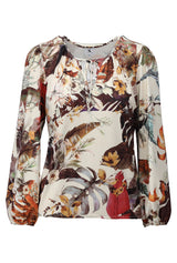 K-Design-Top Met Botanische Print D206-P171