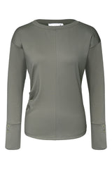 Kimara- Top Kelsey LS-Olive Mirage