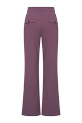 Mi Piace- Travel Straight Broek Heavy 202136-Plum Perfect