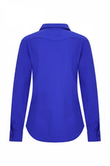 Mi Piace Travelstof Blouse 60840 Kobalt
