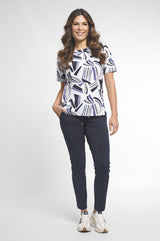 ZOSO-Top Anna Night Blue/Blue
