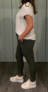 legergroene broek van mi piace