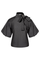 kimara nicky blouse soft jeans grey