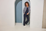 zoso blouse marcella grey/navy
