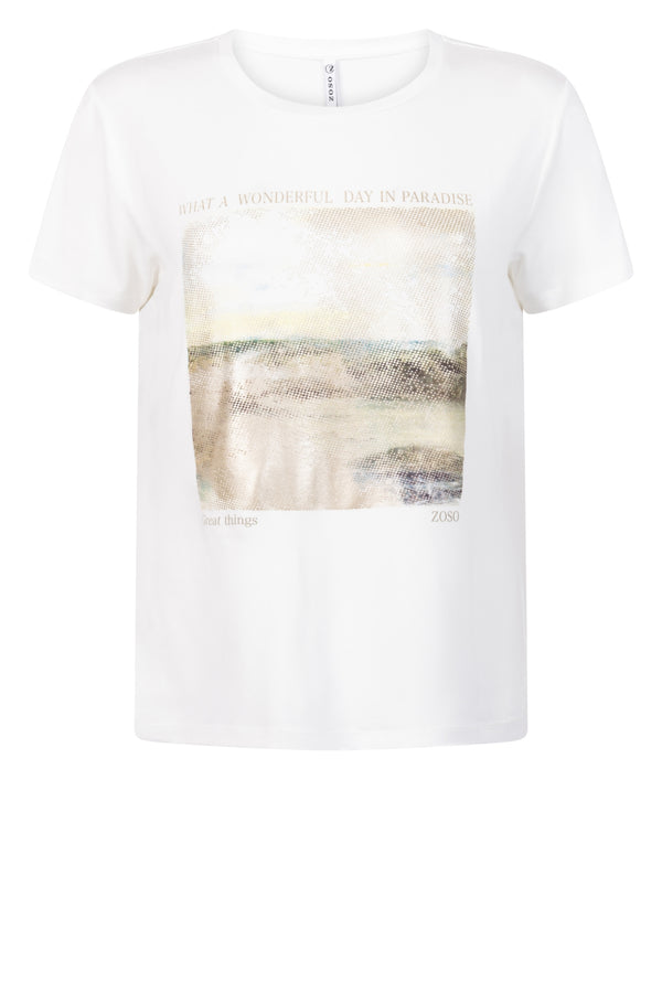 zoso t-shirt valerie offwhite