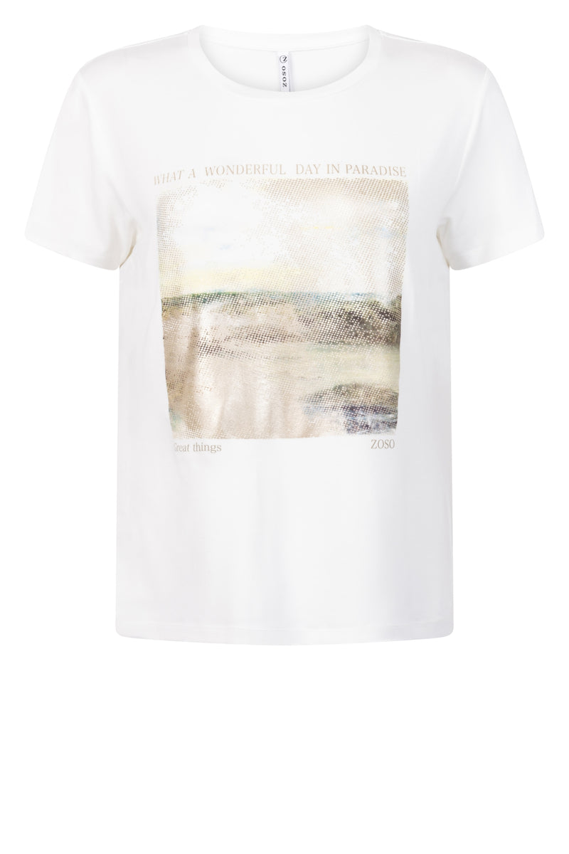 zoso t-shirt valerie offwhite