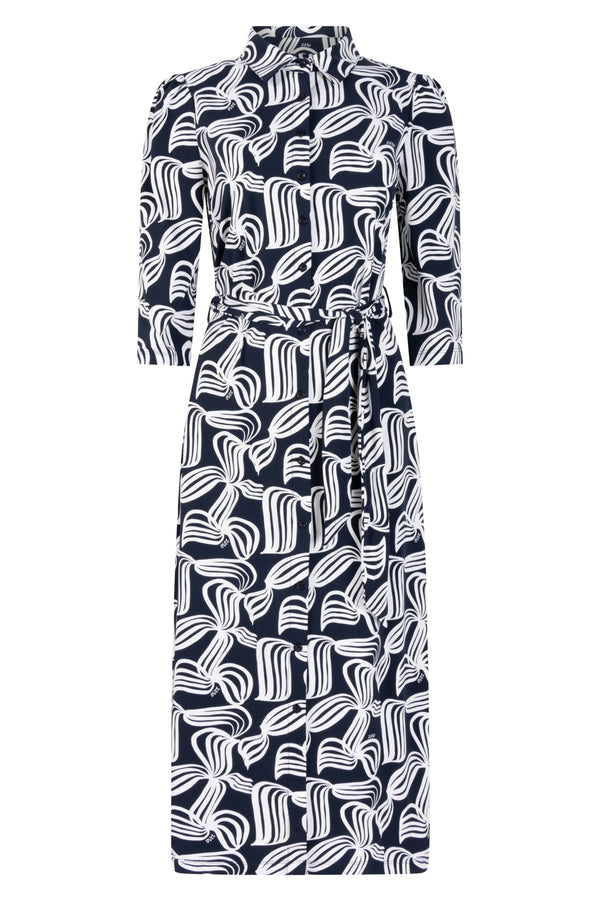 zoso travel jurk angelique navy/white