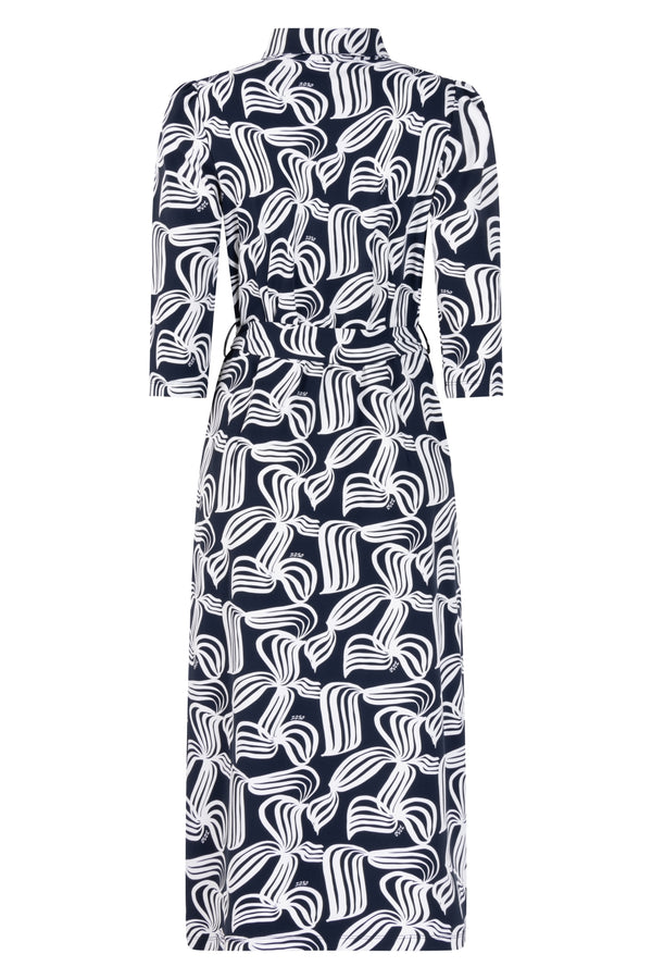 zoso jurk angelique donkerblauw/wit