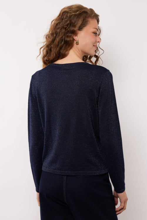 G-maxx Knit Cardigan Eilleen 25NJG06-Eclipse (donkerblauw)