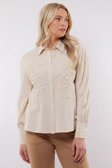 C&S The Label Linsey blouse ecru