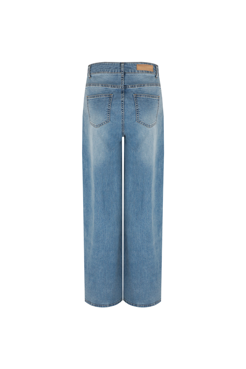 g-maxx wide leg spijkerbroek neona 
