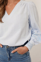 g-maxx blouse Indy lichtblauw Silly's Store