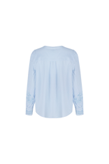 G-maxx Top Indy Chambray Blue (Lichtblauw)