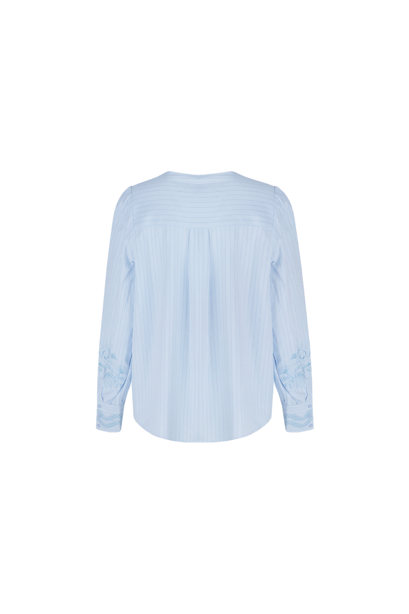 G-maxx Top Indy Chambray Blue (Lichtblauw)