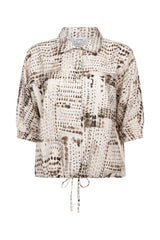 zoso blouse barbara ivory/espresso