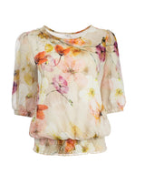 Top Capro-L 1/2 SS Lotus Pink Blush Blossom | Lotus Pink