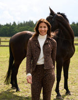 NED-Jack Yansel-W LS-RMJ Downtown Brown Leopard Tricot Knit
