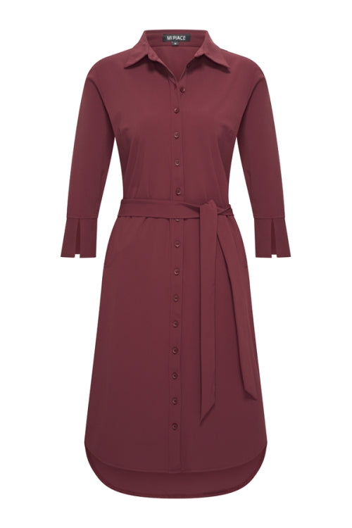 mi piace travel jurk 202092 burgundy
