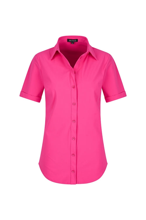 mi piace korte mouwen blouse 202031 fuchsia