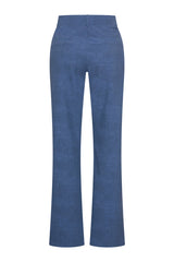 mi piace dark blue denim print broek 202624