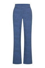 mi piace bonded broek 202624 dark blue denim print