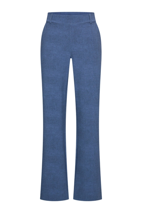 mi piace bonded broek 202624 dark blue denim print