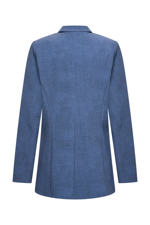 mi piace bonded blazer dark blue denim