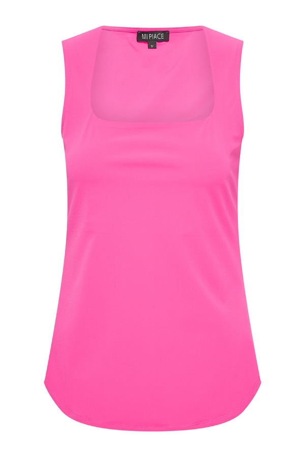 mi piace top square neck 202610 fuchsia