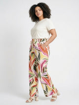 mi piace heavy travel broek straight 202136 summer leaf dance print kit