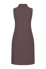 mi piace mouwloze jurk 202443 espresso